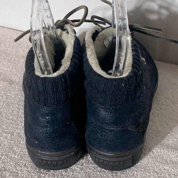 Sperry Top Siders Men's Bahama Lug Chukka Bomber Black Boot 11 - Picture 5 of 12